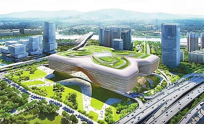 新皇岗口岸将于2023年完工.(效果图)