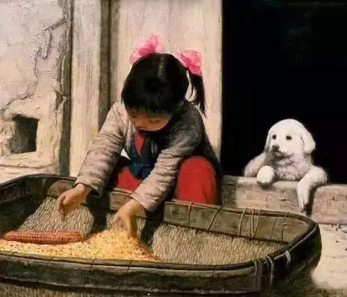 分享| 油画里的童年,终身难忘的乡愁!