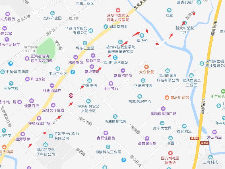 坪地这些路段禁止停车违者最高罚2000元