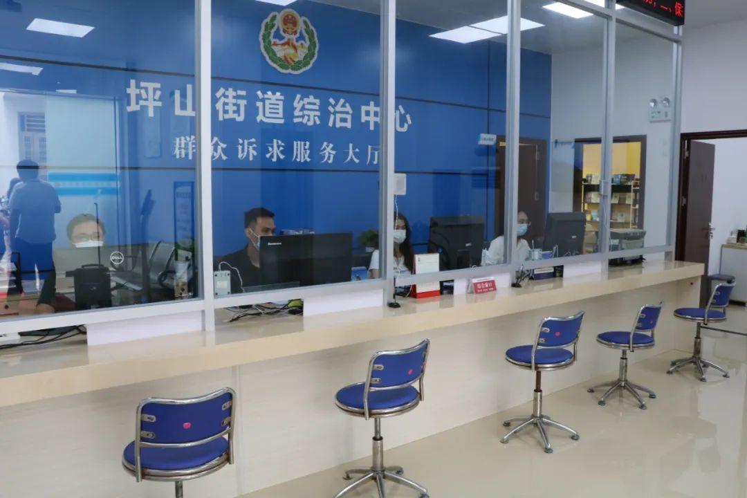 我为群众办实事坪山街道综治中心揭牌打造群众诉求终点站